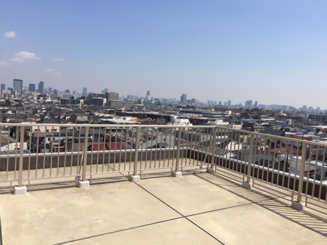 ルーフバルコニーからの景色