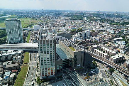 世田谷区上空からの風景