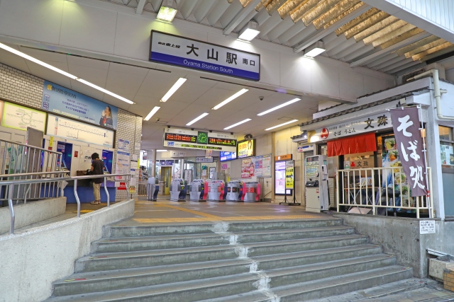 大山駅外観
