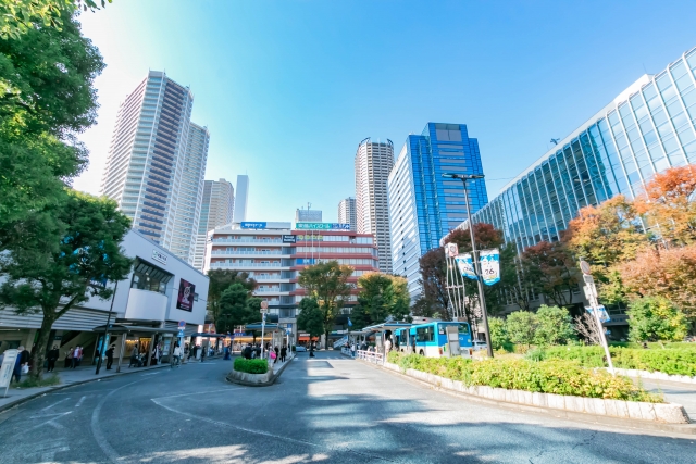 武蔵小杉駅北口エリアの風景