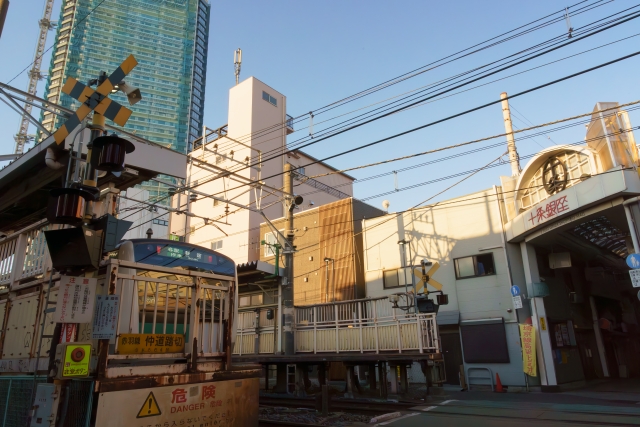 十条駅周辺の風景