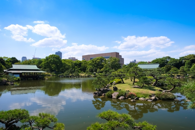 落ち着きのある清澄庭園