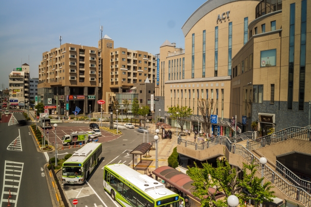 成増駅北側エリアの風景