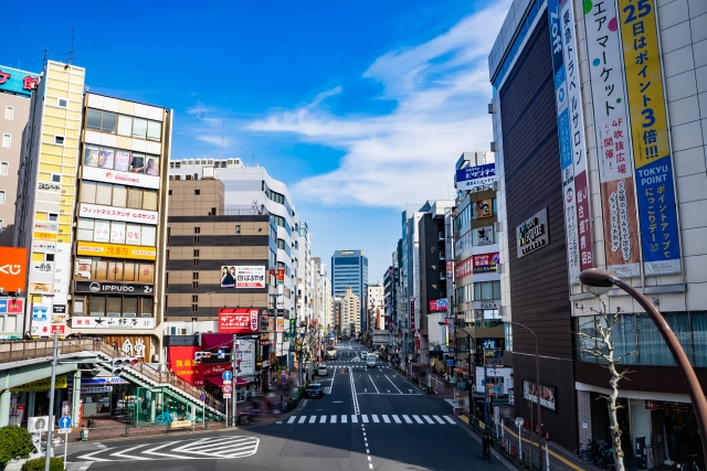 五反田駅南側エリアの風景