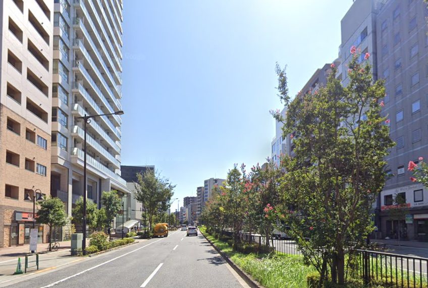 落合南側エリアの風景