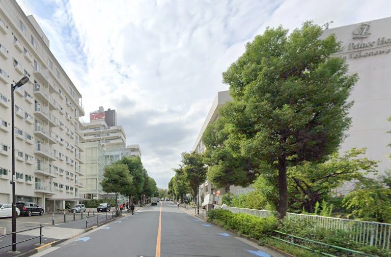 品川駅西側エリアの風景