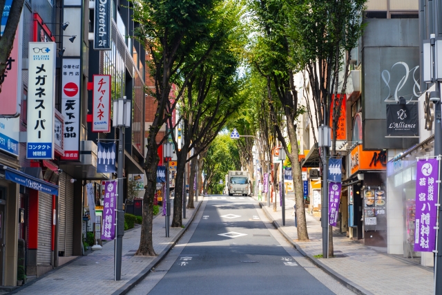 飯田橋西側エリアの風景
