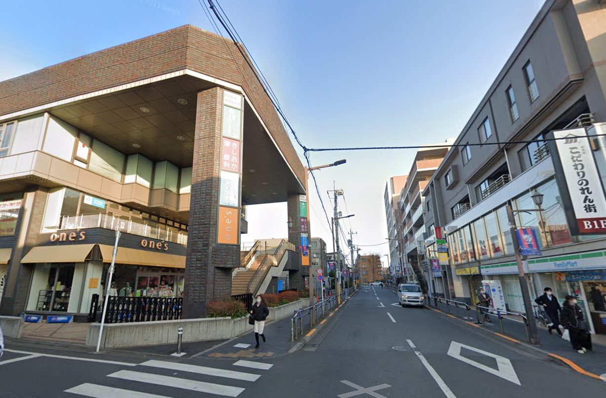 仙川駅北側エリアの風景