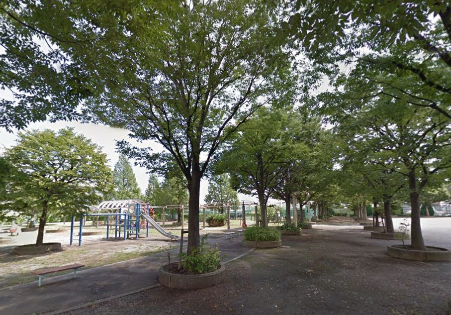 落合中央公園内の風景