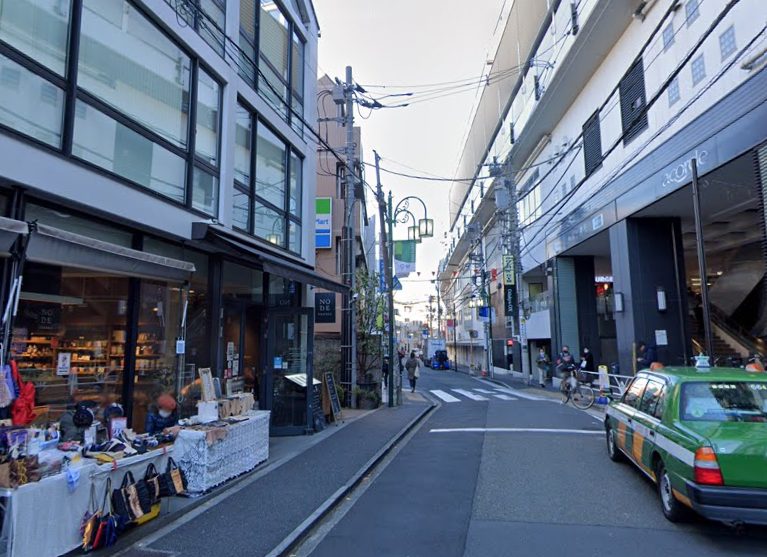 代々木上原駅北側エリアの風景