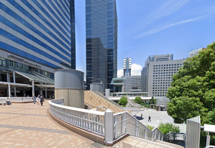 品川駅北側エリアの風景