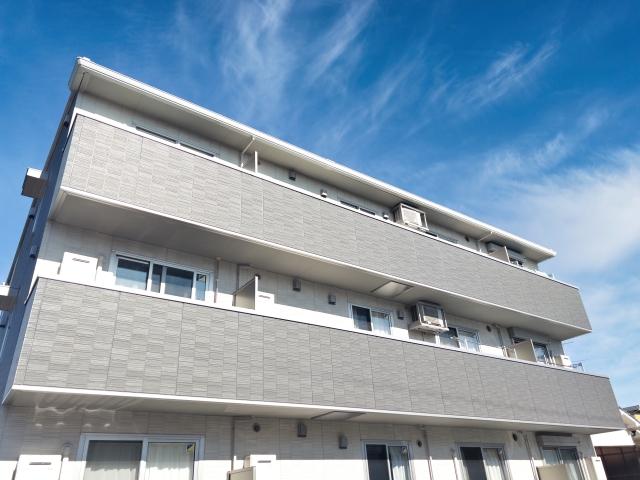 マンション上階外観