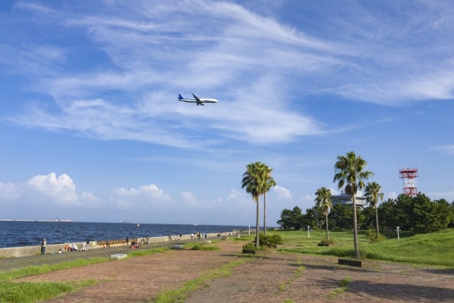 開放感のある城南島海浜公園
