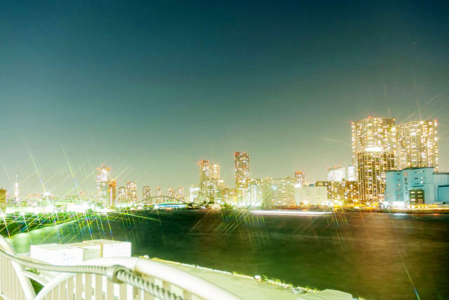 竹芝ふ頭公園から見える夜景