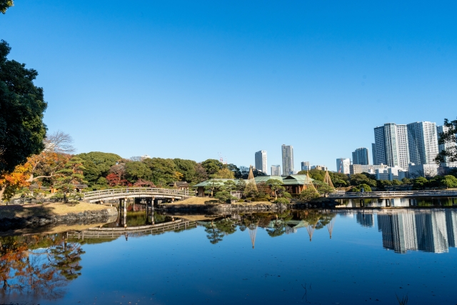 浜離宮恩賜庭園内風景