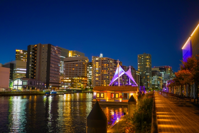 天王洲アイルの夜景
