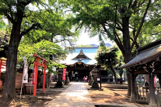 雑司ヶ谷鬼子母神堂境内