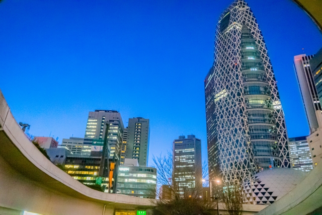 新宿夜の風景