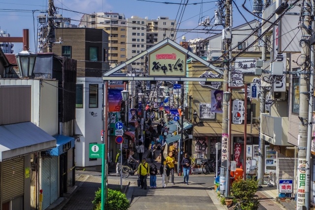 賑わいのある谷中銀座商店街