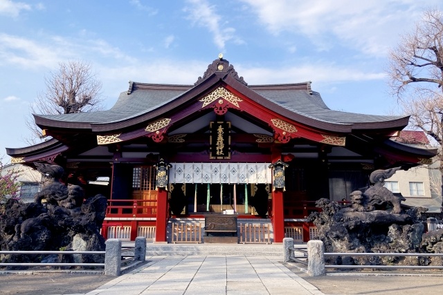 素戔雄神社社殿