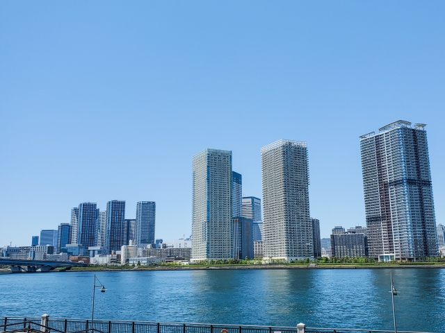 江東区の近代的な風景