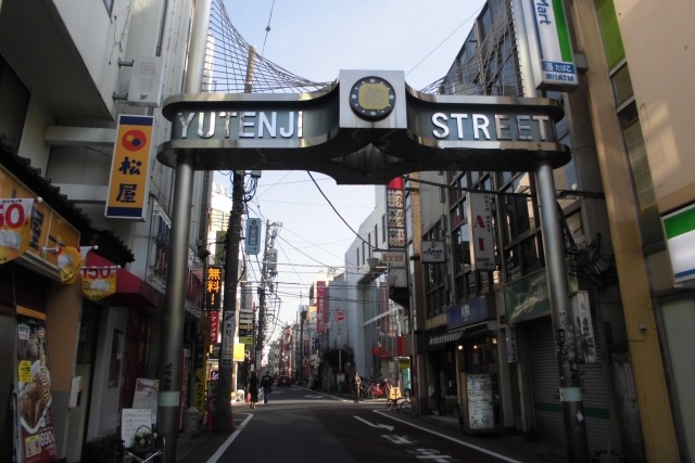 祐天寺商店街の風景