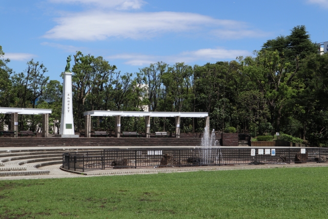 緑豊かな平和の森公園