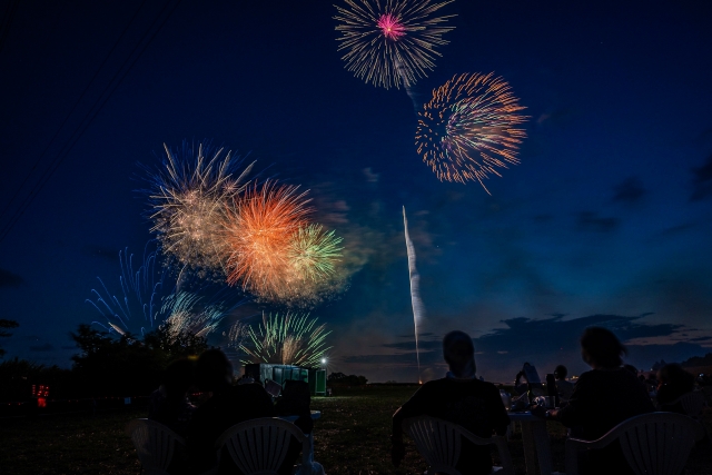 戸田橋花火大会の花火