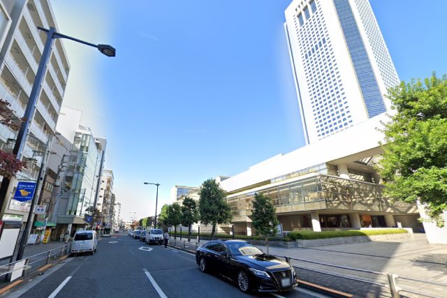 初台駅北側エリアの風景