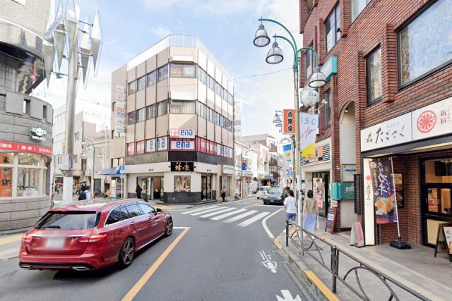 都立大学駅南側エリアの風景