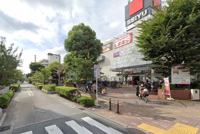 東陽町駅北側エリアの風景