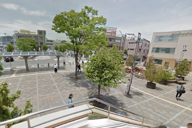 戸田公園駅西側エリアの風景