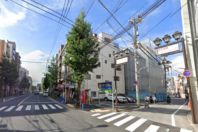 雑司が谷駅南側エリアの風景
