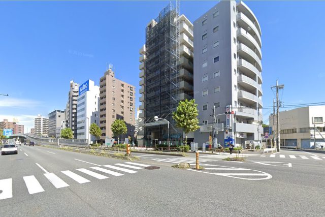 大森町駅東側エリアの風景