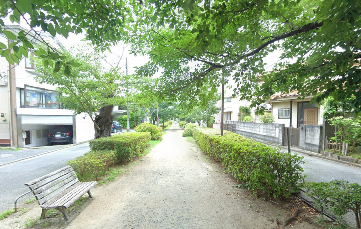 呑川緑道の風景