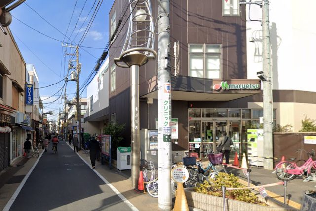 都立家政駅北側エリアの風景