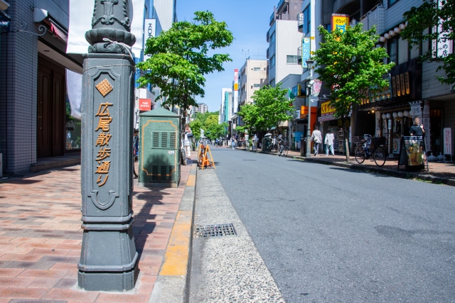 広尾散歩通りの風景