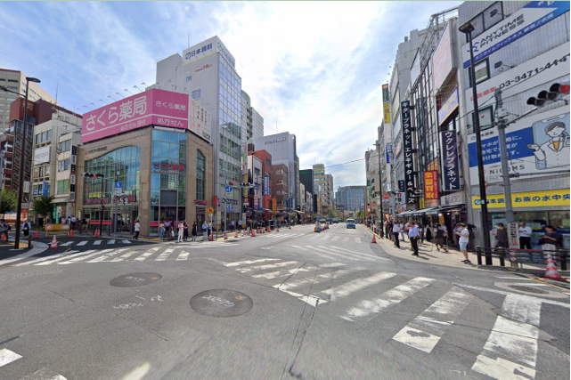 御茶ノ水駅南側エリアの風景