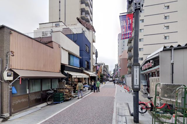 北品川駅東側エリアの風景