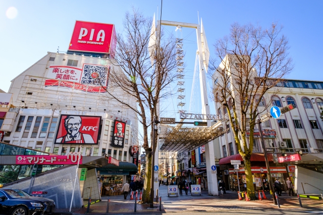 イセザキ・モールの風景