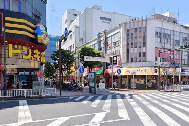 内駅南側エリアの風景