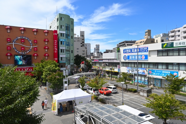  葛西駅周辺の風景
