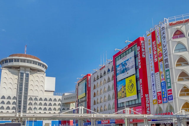 柏駅東口エリアの風景