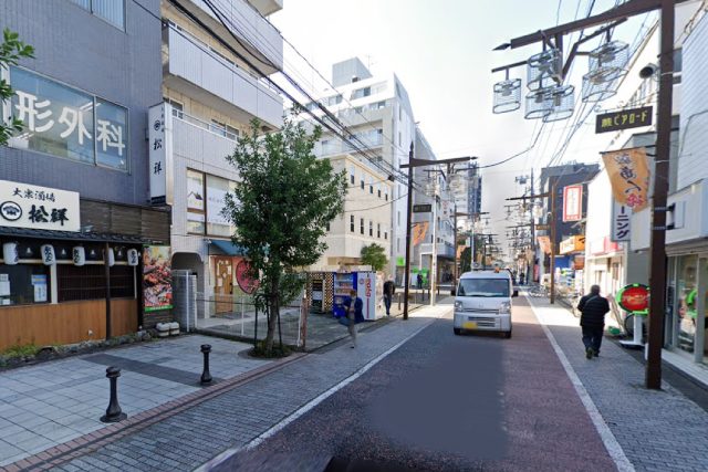 蕨駅西口エリアの風景