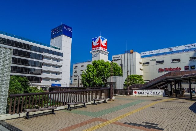 船橋駅北口エリアの風景
