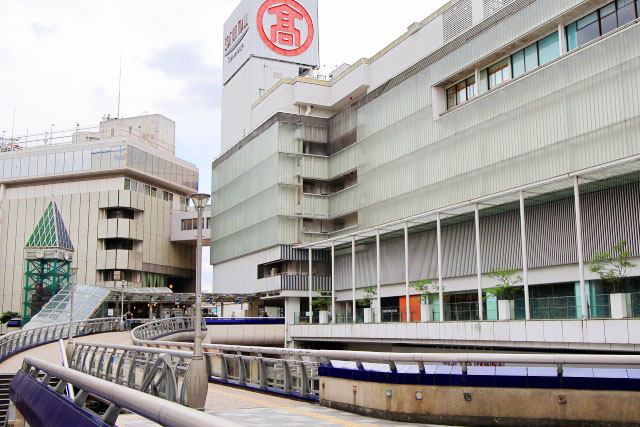 柏駅西口エリアの風景