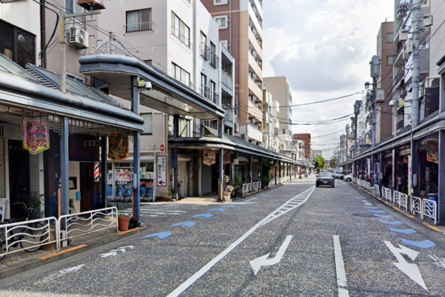 森下駅南側エリアの風景