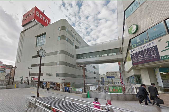 鶴見駅西口エリアの風景