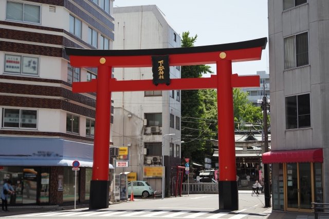 下谷神社鳥居