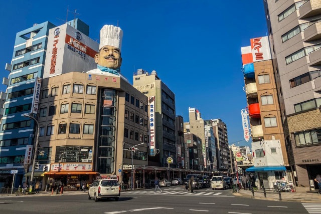 かっぱ橋道具街の風景
